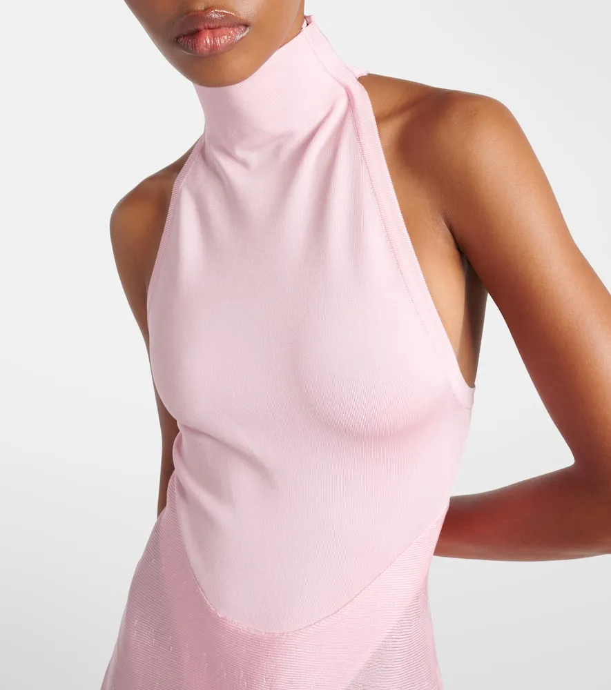 Alaia Turtleneck maxi dress