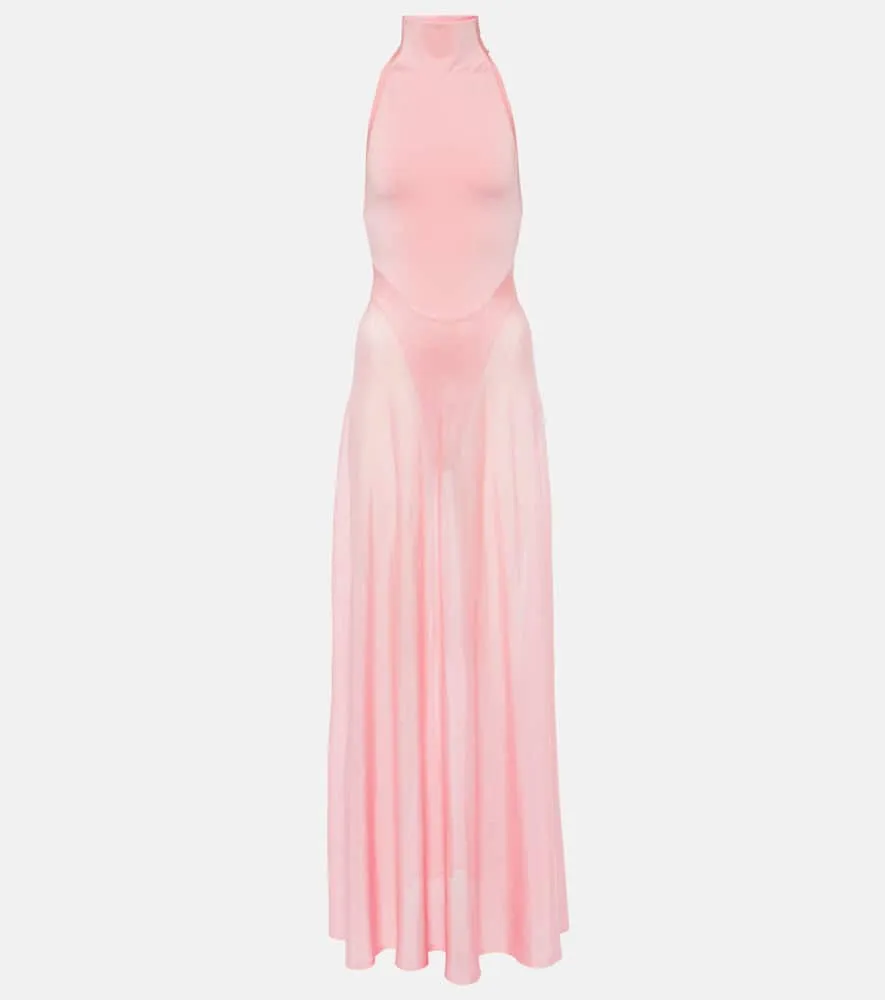 Alaia Turtleneck maxi dress