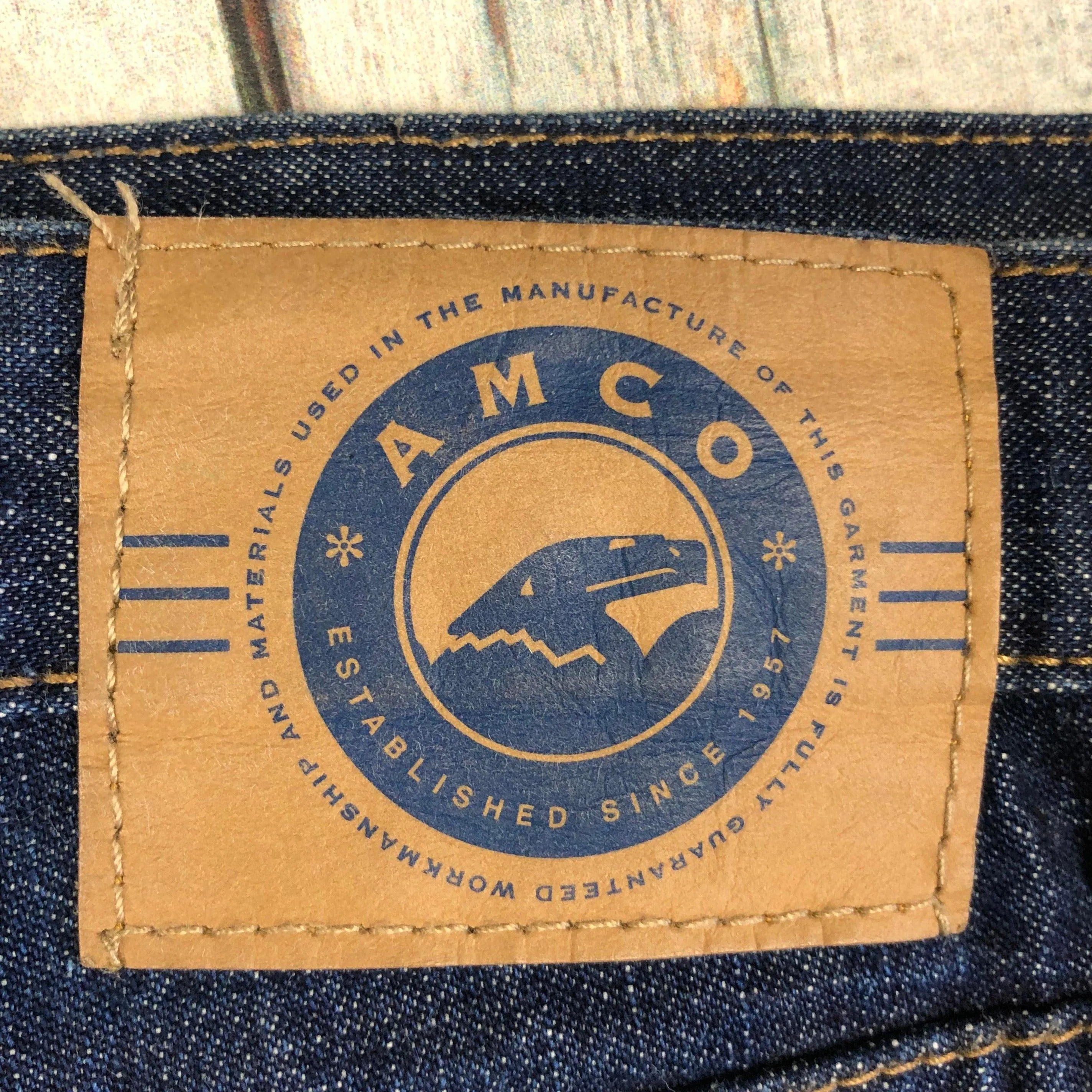 AMCO Australia Ladies Exposed Button Bootleg Jeans -Size 14