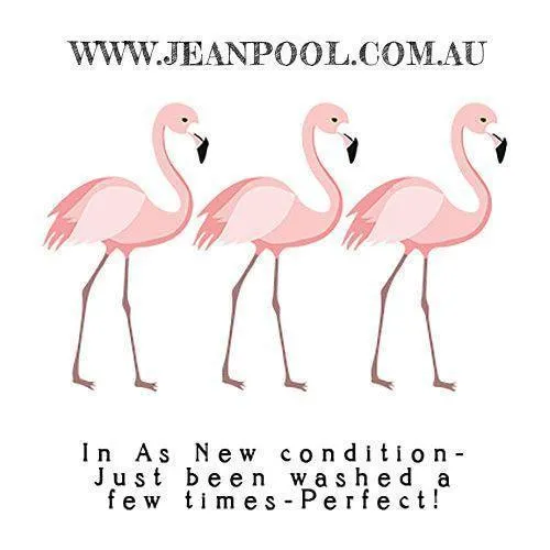 AMCO Australia Ladies Exposed Button Bootleg Jeans -Size 14