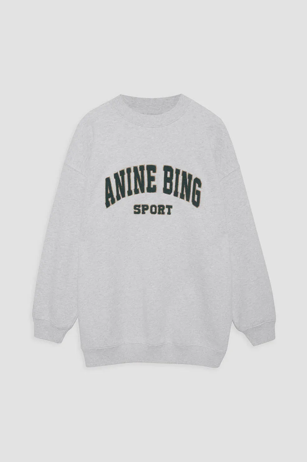 Anine Bing Tyler Sweatshirt in Heather Grey