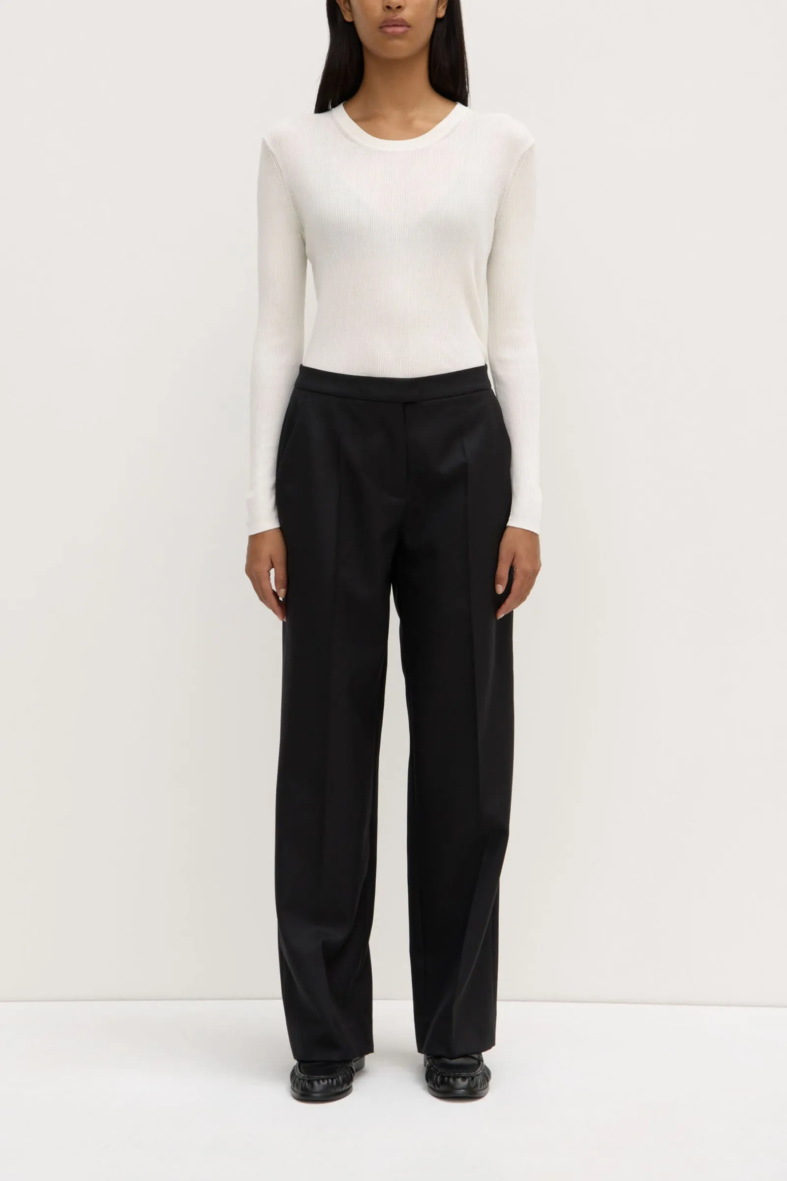 Assembly Label 'Tamara Wool Pant' - Black