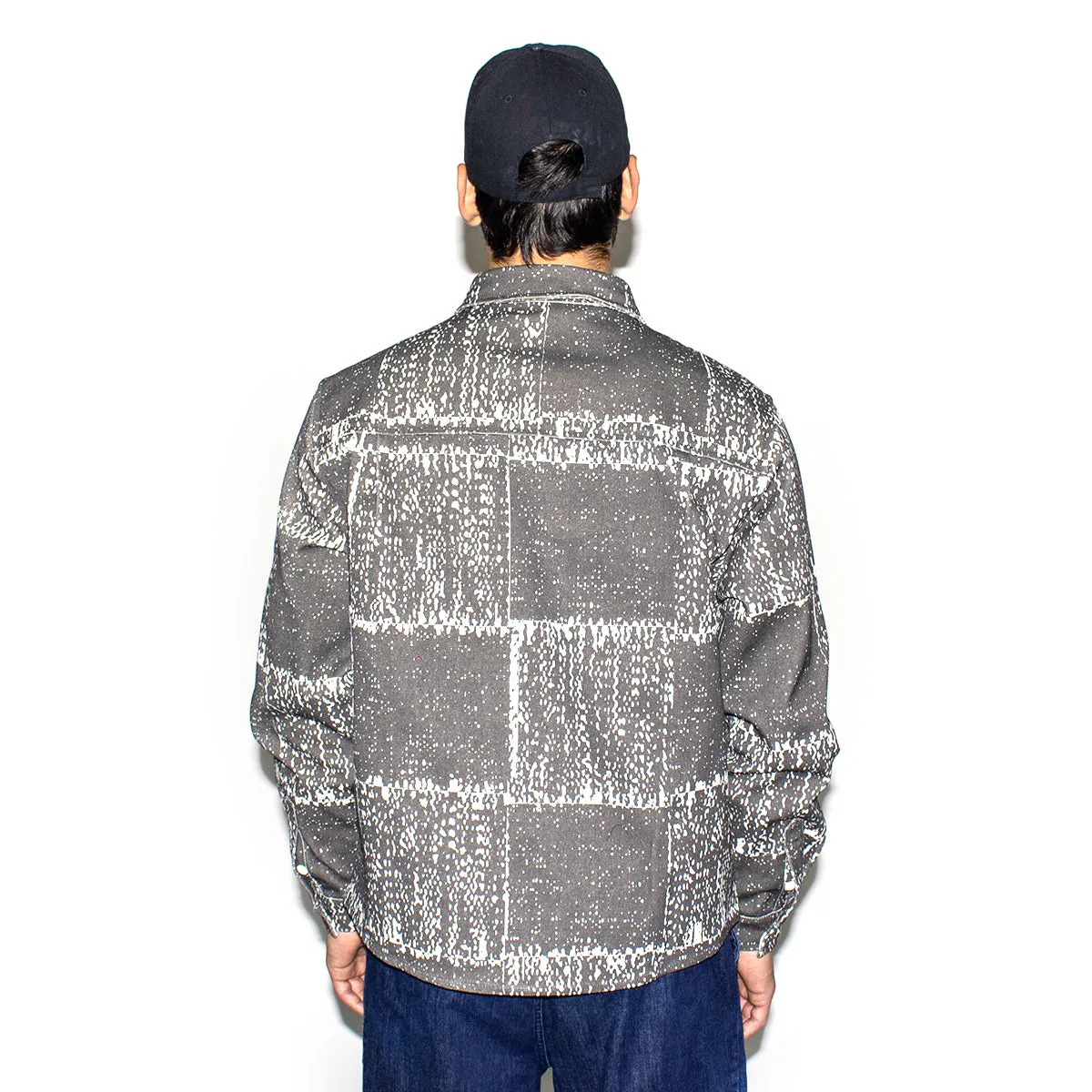 Checker Zip-Up Jacket