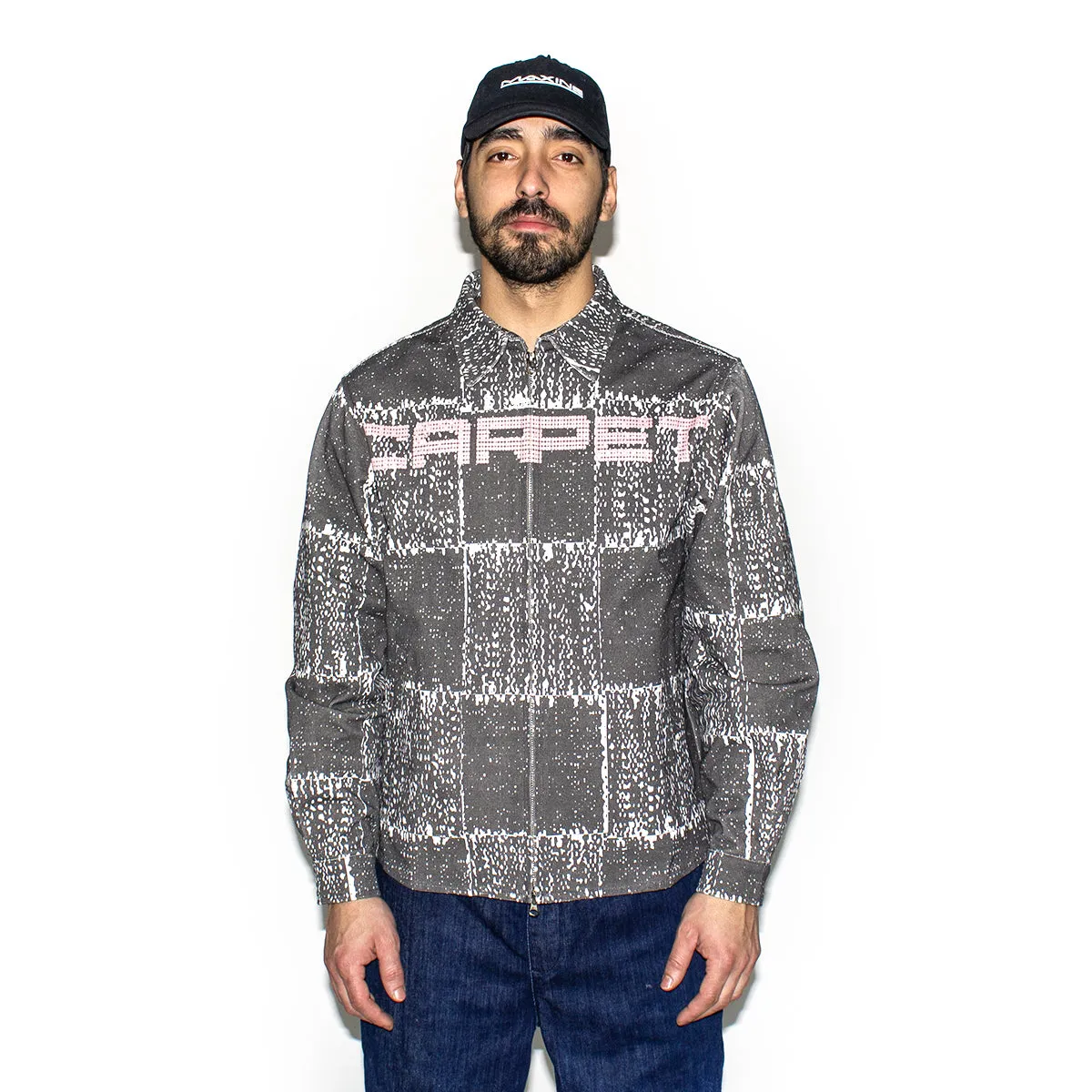 Checker Zip-Up Jacket