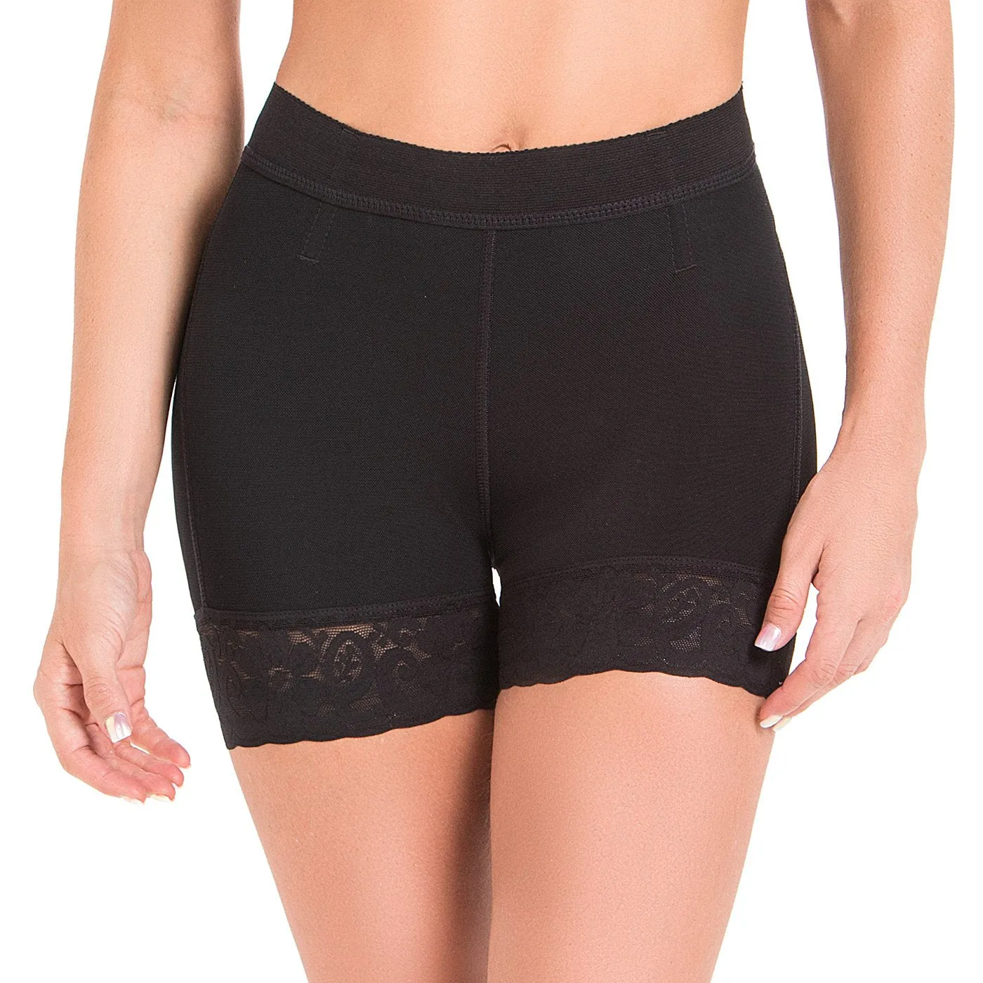 Fajas MariaE FU101 High-Waisted Tummy Control Shorts