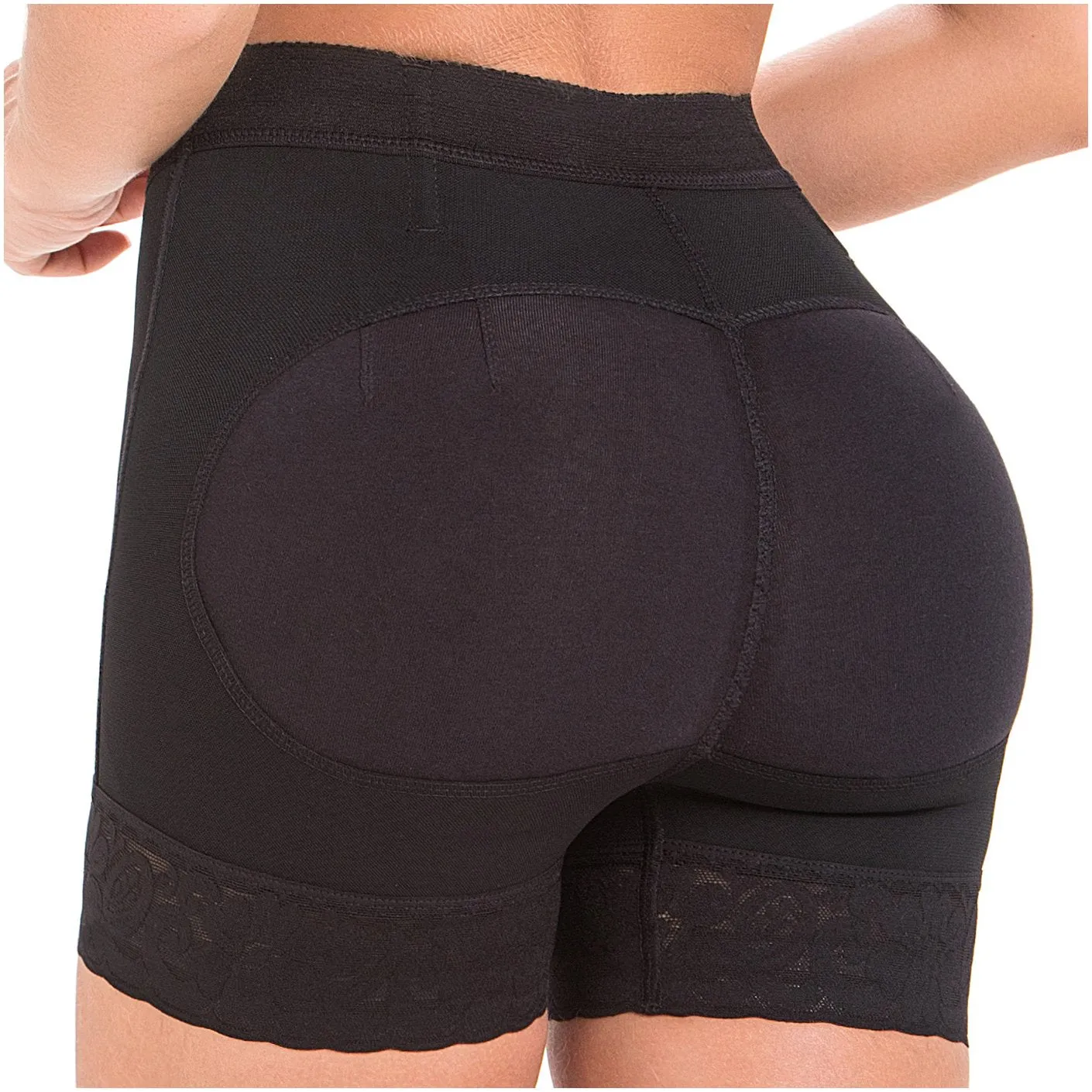 Fajas MariaE FU101 High-Waisted Tummy Control Shorts