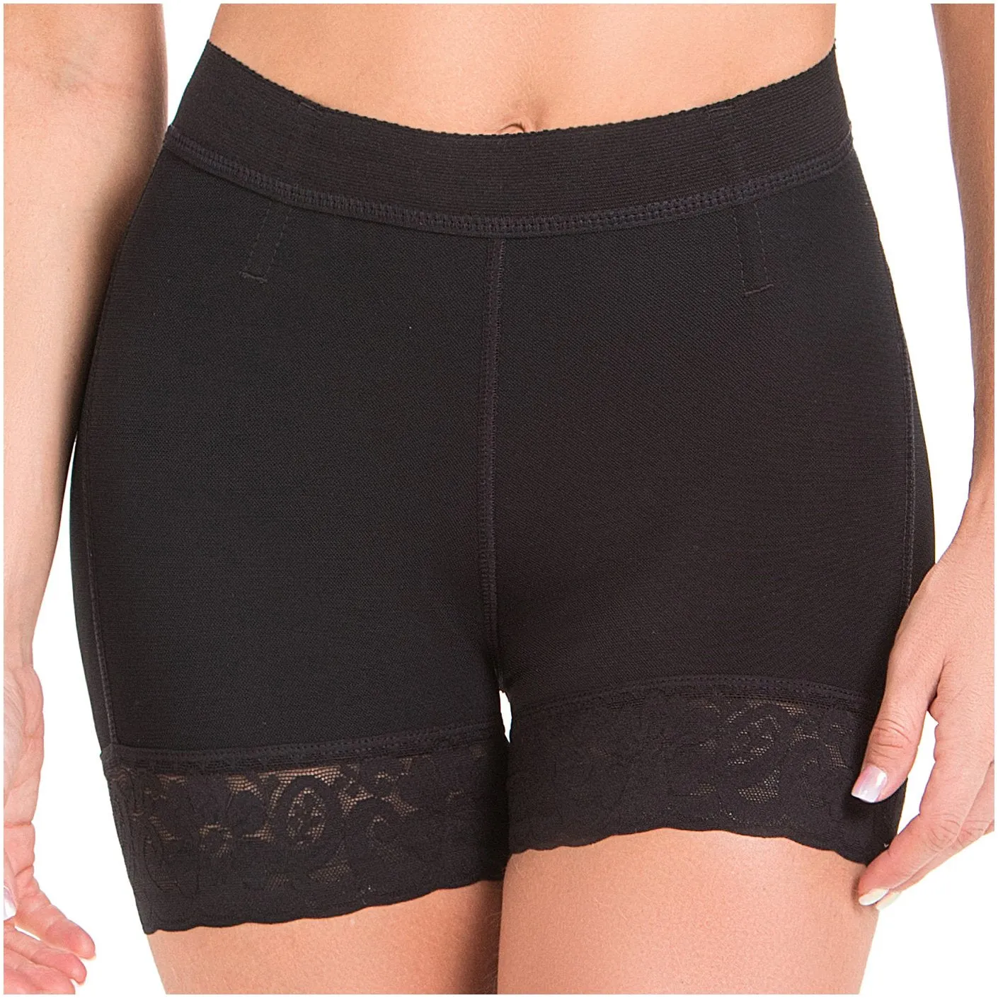 Fajas MariaE FU101 High-Waisted Tummy Control Shorts