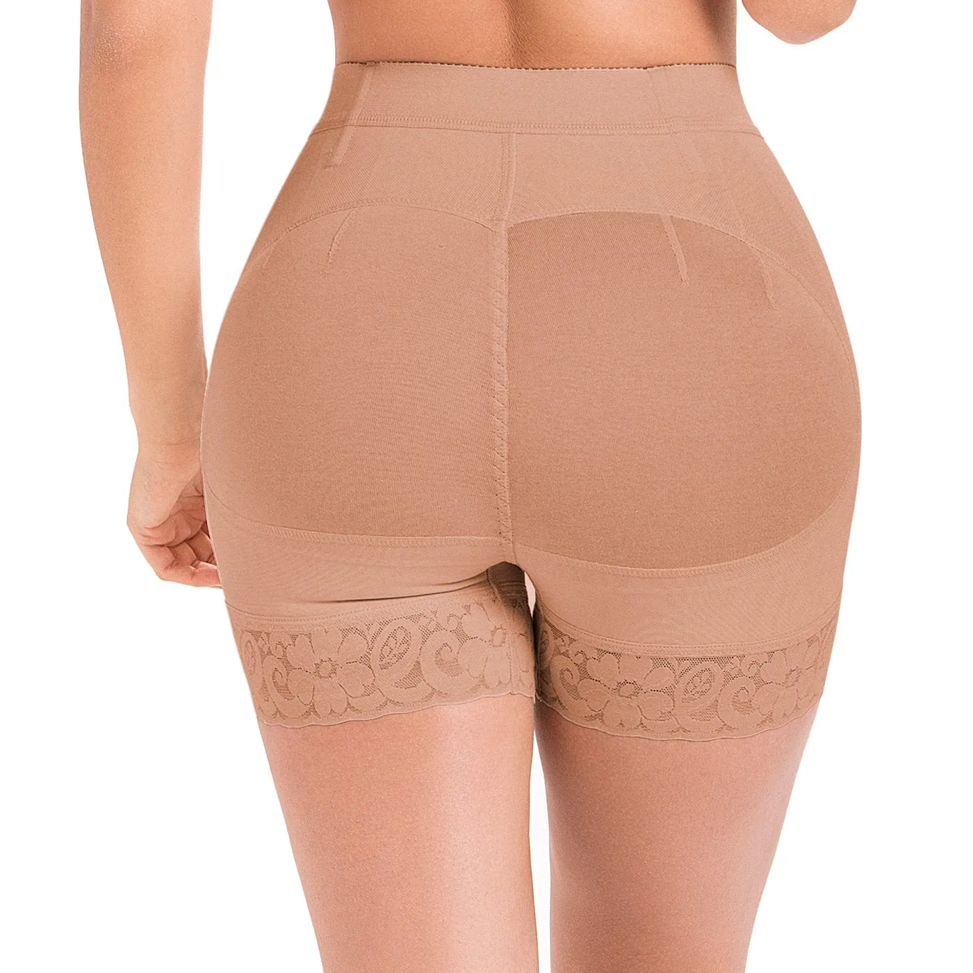Fajas MariaE FU101 High-Waisted Tummy Control Shorts