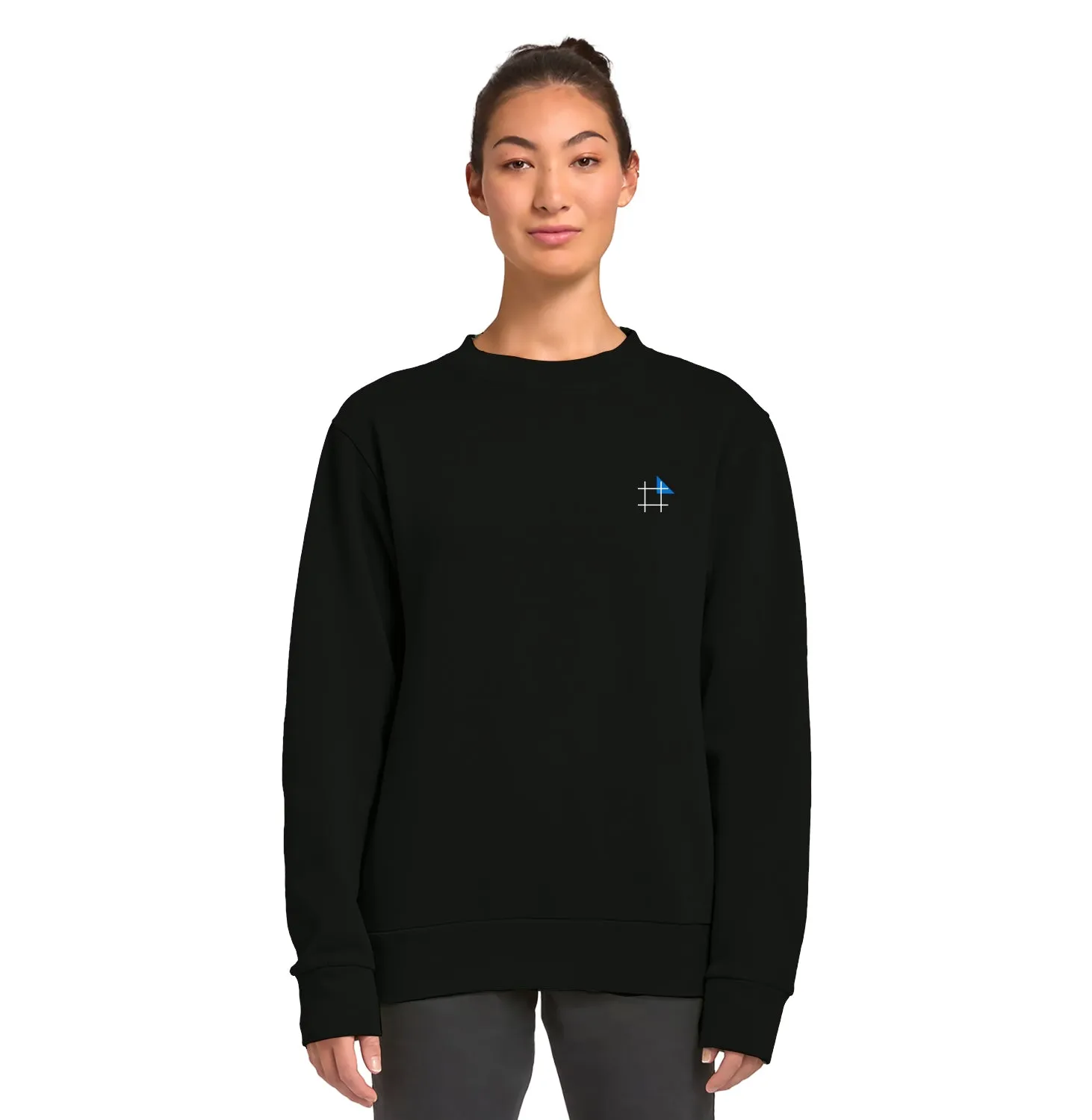 Icon Crewneck Black Sweatshirt