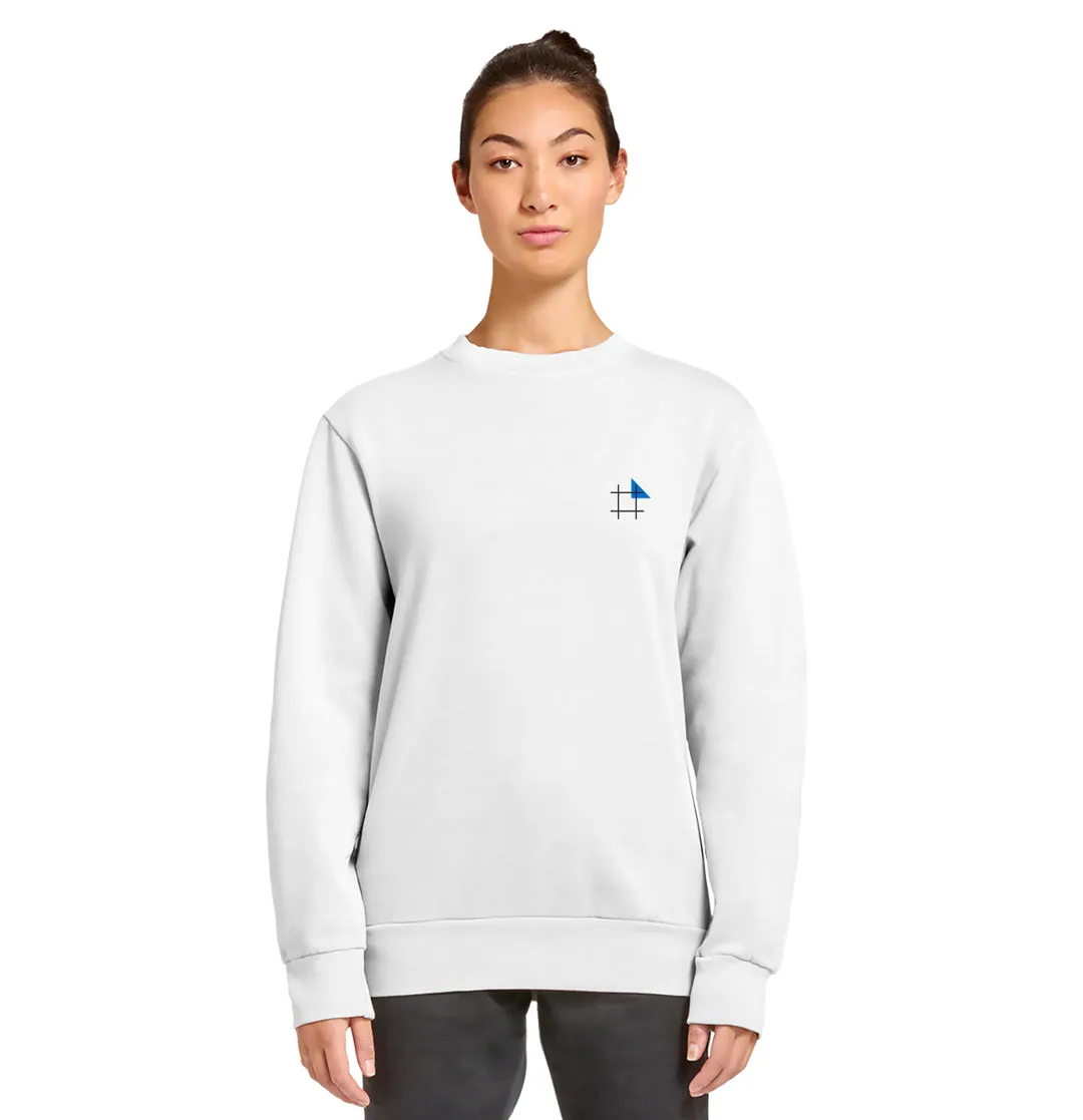 Icon Crewneck White Sweatshirt