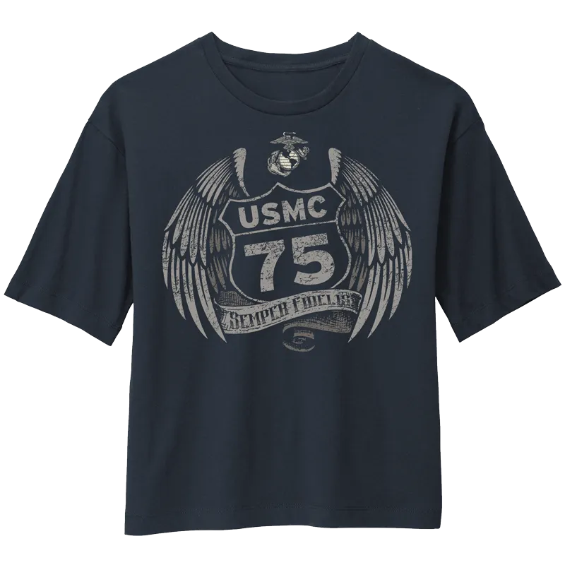 INTERSTATE Ladies USMC Boxy T-Shirt