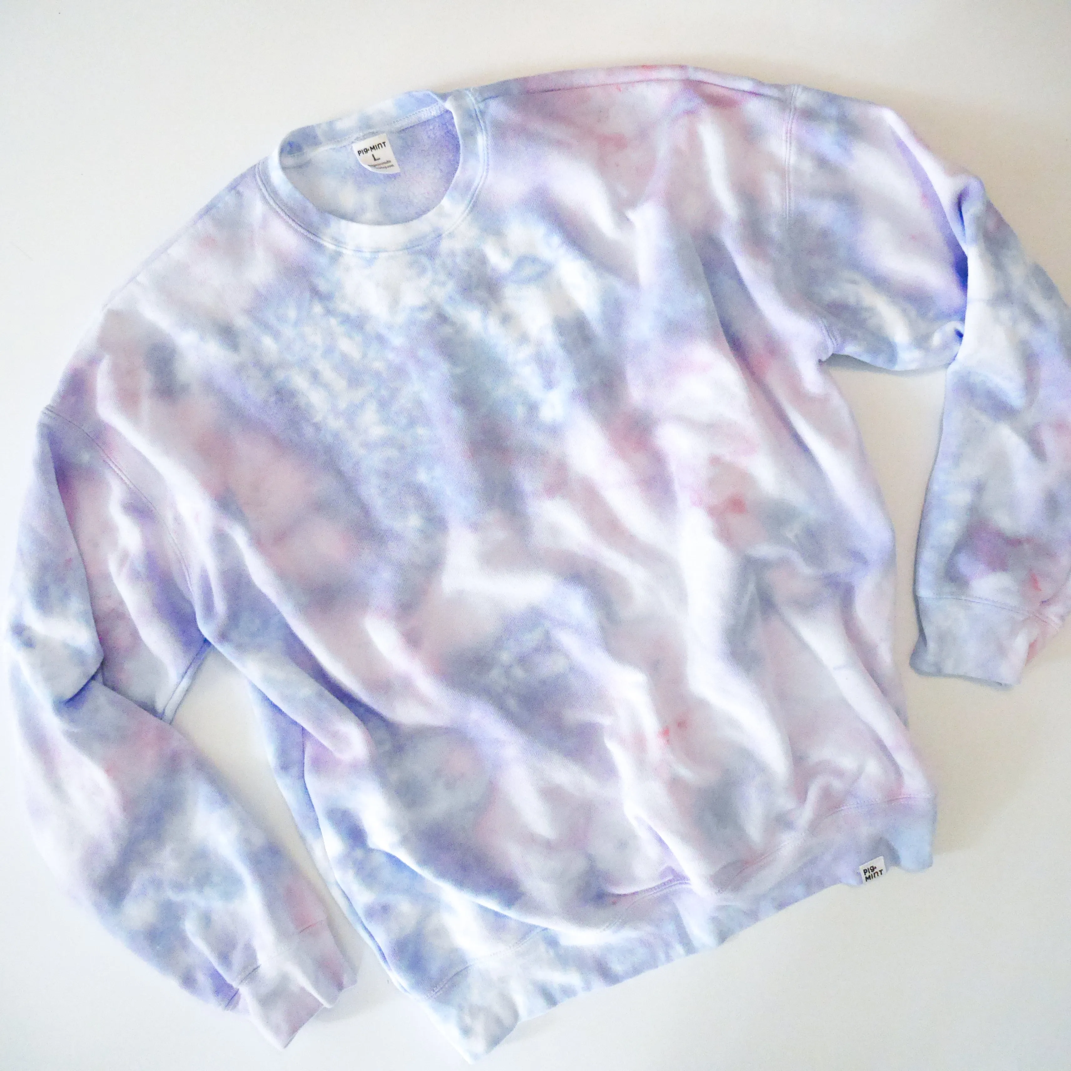 READY TO SHIP Adult Crew Neck Tie-Dye Sweatshirt