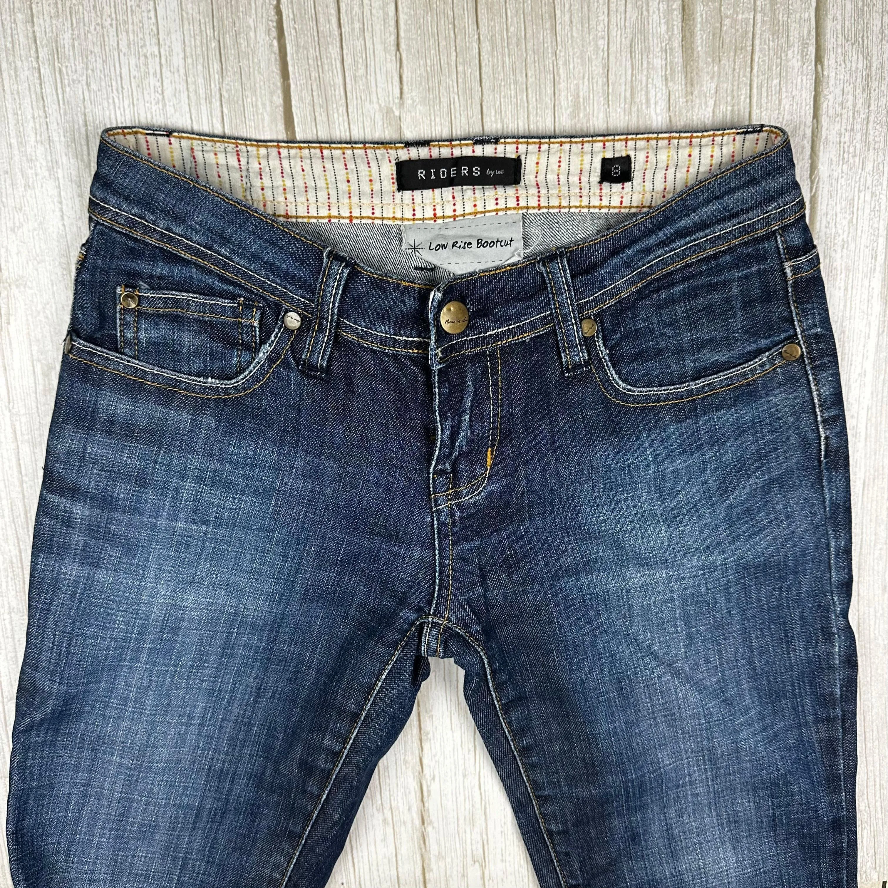 Riders by Lee  'Low Rise Bootcut' Jeans- Size 8