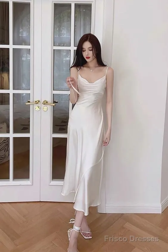 Simple A-Line Prom Dresses Maxi Dress 22Th Birthday Outfits