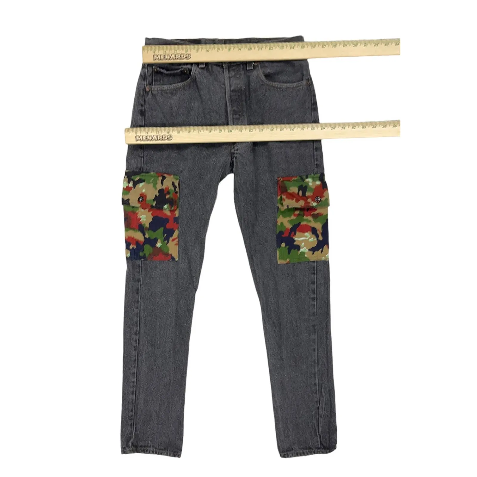 Urban Outfitters Vintage 80’s Levi’s Camo Embellished Jeans Size 33