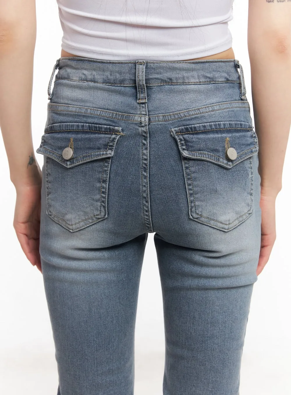 Valia Slim Bootcut Jeans CA522