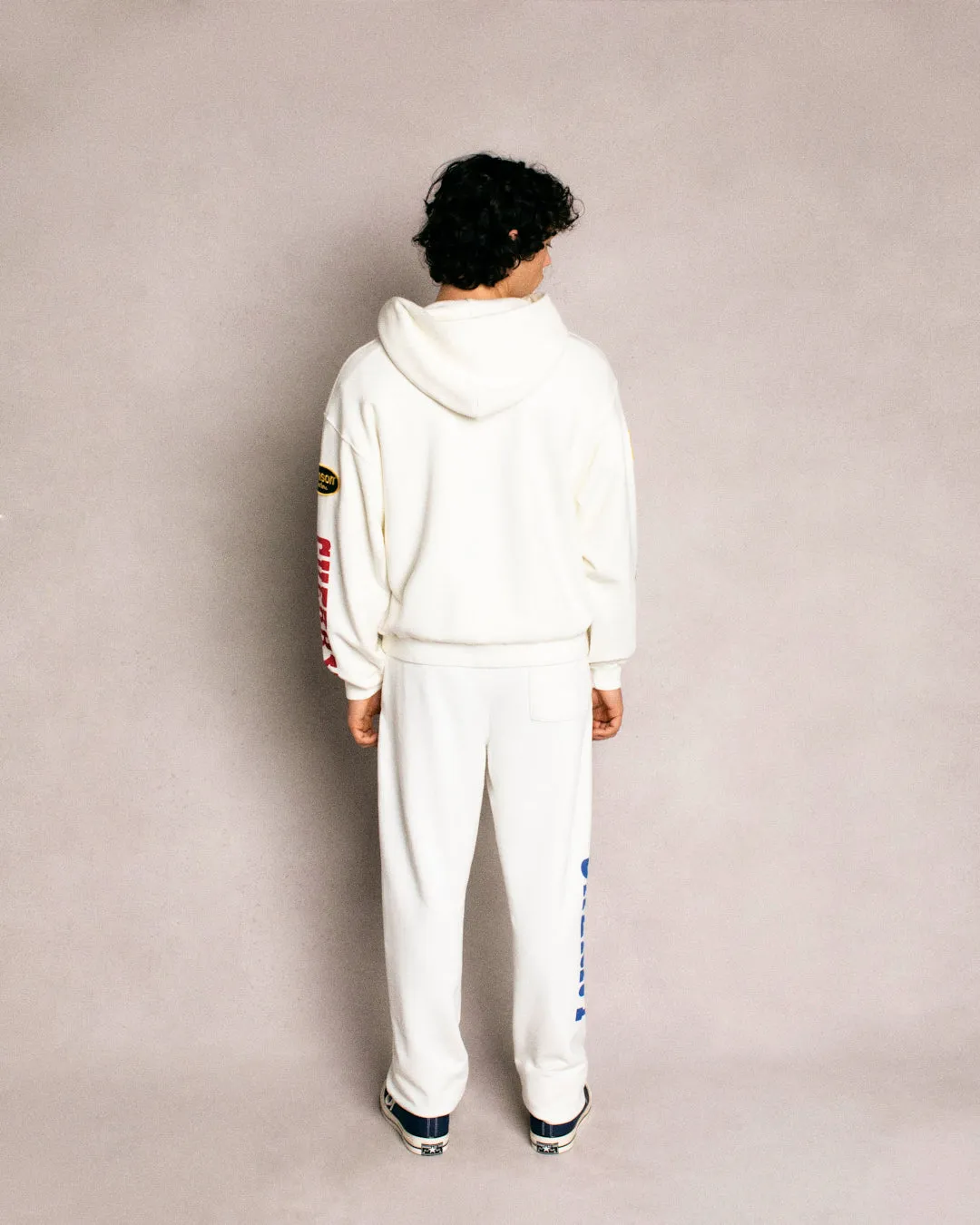 Vanson X Cherry Sweatpants (Vintage White)