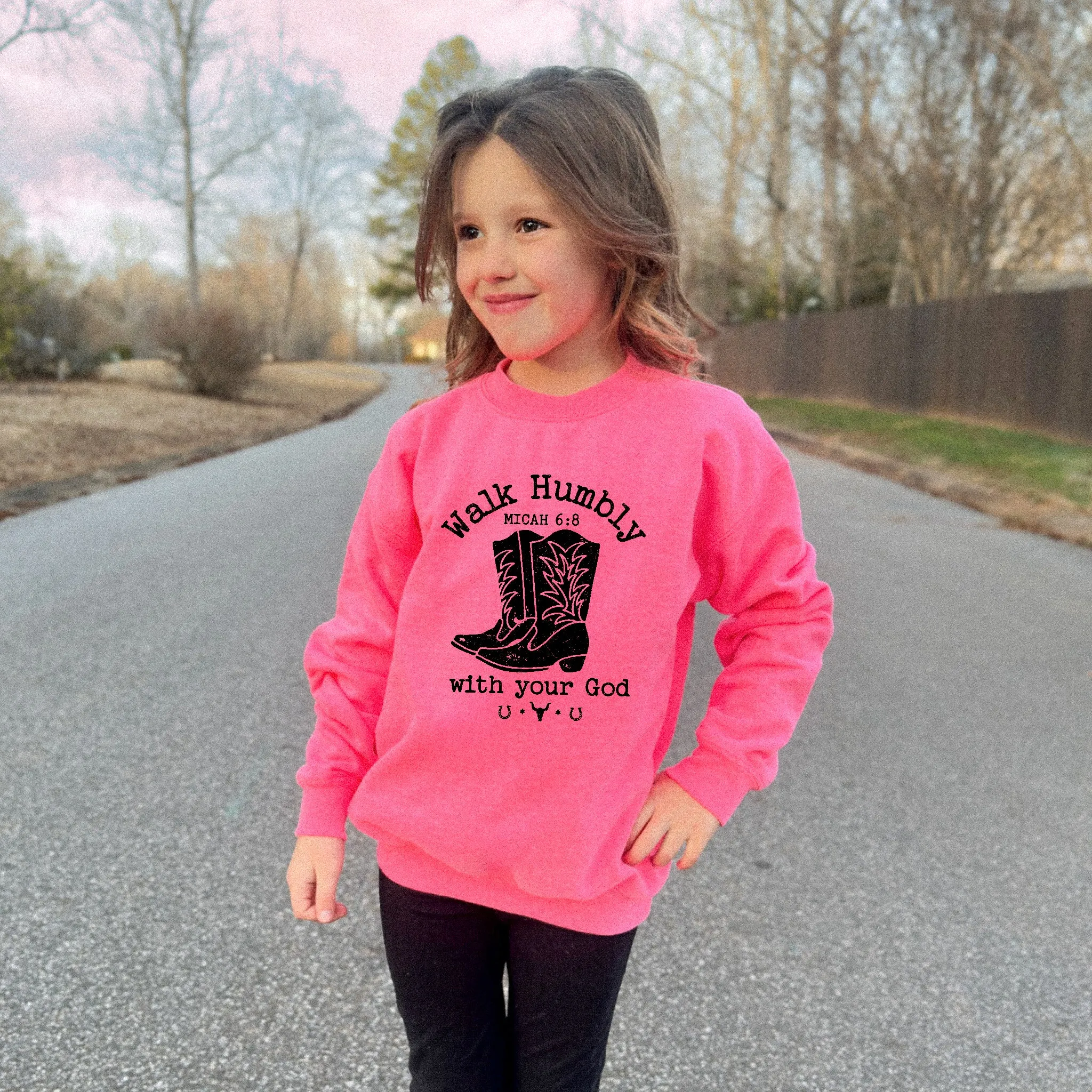 Youth Walk Humbly Sweatshirt